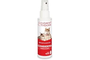Clément Thékan - Caniderma - Spray Répulsif au Léchage - Évite Le léchage des Plaies ou Peaux Lésées - Chiens et Chats - Spray 125 ML