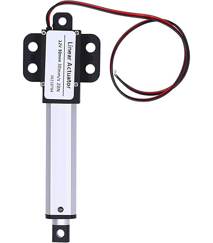 Justech 200 Mm Lineaire Actuator Motor DC 12V 1500N - Elektrische Deur Opener Voor Auto, RV, Boot & Meubels