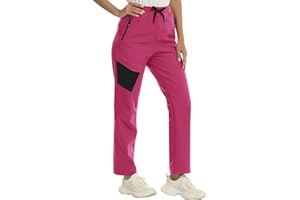 MoFiz Pantalon Ski Femme Hiver Imperméable Pantalon Randonnée Thermique Pantalon Sports d'hiver