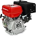 EBERTH 13 CV 9,56 kW Motore a Scoppio per Kart con Albero da 25mm Ø, Protezione Livello dell'Olio, Motore a Benzina 4 Tempi, 