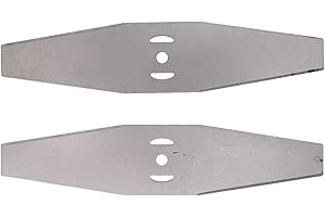 Biitfuu Wymienne ostrza do podkaszarki do trawy, 5 szt. stalowe ostrze głowicy kosiarki o wysokiej wytrzymałości, metalowe ostrza do narzędzi, kosiarki z baterią litową, łatwe w instalacji, narzędzia