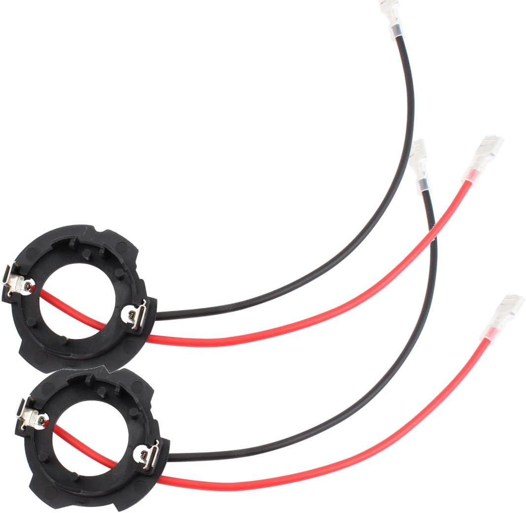 TOMALL H7 LED Retenedores del bulbo de la linterna del adaptador del tenedor de para Golf 5 MK5 GTI Jetta