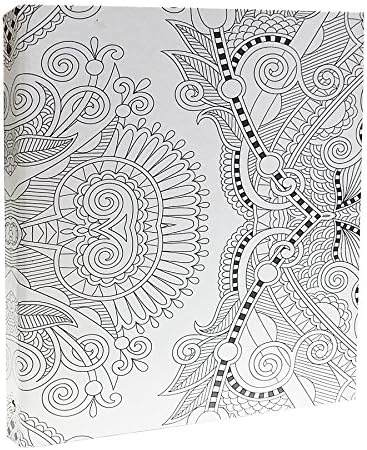 AURORAIllustrator Adult Coloring 3-Ring Binder, 1-Inch, 11" x 8.5", Karma Design (AUA2-16151)