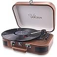 Record Player, VOKSUN Portable Bluetooth Vinyl Turntable With Built-In St - View #10