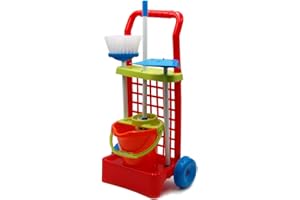 Tachan- Carrello di Pulizia con Secchio, Colore Arancione, 12