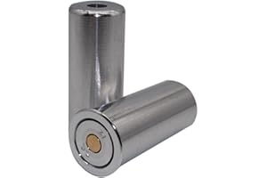 Flachberg Pufferpatronen Silber Kaliber 12 Aluminium 48mm Lang (2 Stück) Pufferpatrone kal 12/70 Schrot Flinte 12/76