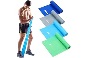 Fitnessbänder Set, GIEMIT Sport Band Fitness Trainingsband Latexfrei für Yoga, Pilates, Krafttraining, Physiotherapie