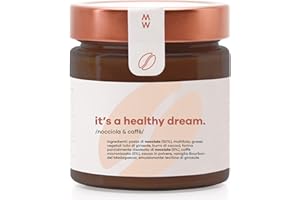 PharmaPower It’s a Healthy Dream Crema Spalmabile alla Nocciola e Caffè, Senza Glutine, Senza Lattosio e Senza Zuccheri Aggiunti, Vegana, 200 g
