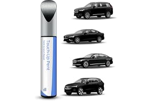 PARTS4EV 717 Onyx svart metallisk färgpenna kompatibel med Volvo S60L/XC60/S90/XC90 exakt matchning för chips och repor