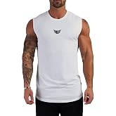 Ghassy Co. Men's Moisture Absorber Quick Dry Athletic Technical Performance Athlete Zero Arm T-shirt