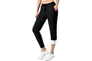 Stanpetix Jogginghose Damen Winter - Sporthosen für Frauen Plüsch Gefüttert Warme High Waist Sweatpants