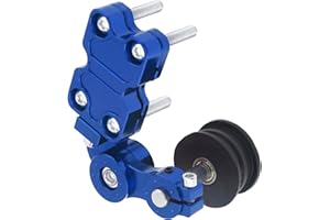 Windance Tendeur de chaîne réglable pour Moto Chopper ATV (Bleu)