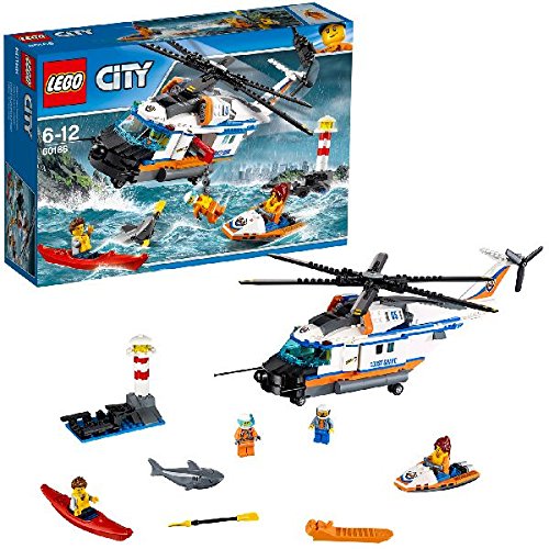 Book's Cover ofLEGO 60166 City Jeu de Construction Lhélicoptère de secours