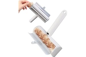 BIRDTOBR Removedor de Pelo de Gato, Quitapelos para Mascotas, Lavable y Reutilizable Animales Cepillos Depilación para alfombras & Ropa & Sofá