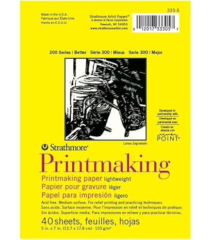 Essdee Block QEBL38PEK Starter Set for Lino Printing, Black Ink, 19 x 18 x 4 cm