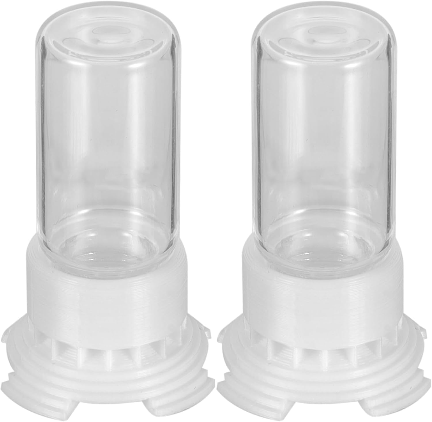 HEMOTON Bebedero para Hormigas 2 Piezas 5 Ml Plástico y Acrílico Transparente Taza Pequeña para Nido Comedero Agua Portátil para Cuidado y Alimentación de Colonias en Terrarios