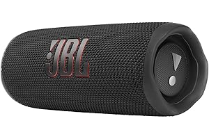 JBL Flip 6 Speaker Bluetooth Portatile, Cassa Altoparlante Impermeabile e Antipolvere IPX67, Compatibile con JBL PartyBoost, Fino a 12h di Autonomia, Nero