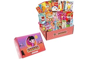 JAPON MARKET 24H JAPON MARKET - Mystery Box Edizione Speciale Di Snack Dolci E Cibo - Giapponese Autentico - Box Snack Giapponesi Con Ramen - Caramelle Giapponesi - Dolci Giapponesi E Bevande Tipiche (SAKURA)