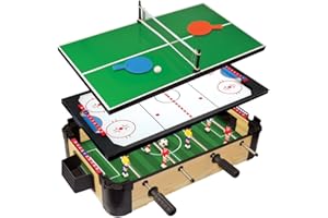 Merchant Ambassador MA - 3-in-1 Tabletop Football, Air Hockey & Pong