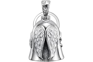 DULFAX Guardian Bell Campanella Mot, Guardian Bell Campanella Portafortuna, Campanella Moto Oleoso con Anello Appeso per Auto Elettriche, Biciclette