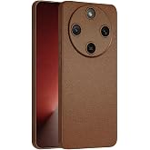 Coverzone Honor Magic 8 Lite ile uyumlu Kılıf Deri G&ouml;r&uuml;n&uuml;ml&uuml; Thermax Silikon kılıf Kamera Korumalı Kompakt Tasarım Honor Magi