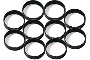 TUZUK 350-2GT-6 Correa GT2 sin fin 350 mm de longitud 175 dientes 2GT Correa síncrona 2 mm de paso 6 mm de ancho GT2 Correa de distribución de bucle cerrado Paquete de 10