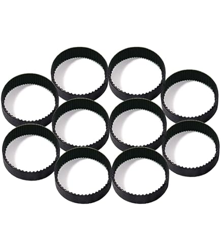 Cinghia Dentata Chiusa T5 – Larghezza 10mm, Lunghezza 590mm (118 Denti). In Poliuretano Con Rinforzo Tessuto, Resistente A Olio E Grassi. Ideale Per Ricambi Meccanici.