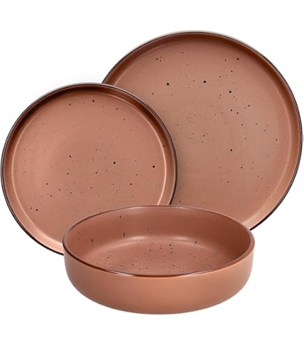 Cosy & Trendy Oona Sand-Green Serviesset 18-delig | Aardewerk Servies