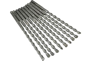 Faithfull FAISDS10210B SDS Masonry Drill Bit 10 mm x 150 mm WL x 210 mm - Bulk pack of 10