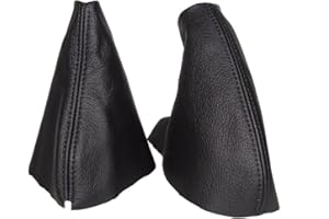 The Tuning-Shop Ltd Gear Handbrake Gaiter Compatible with MG TF Leather Various Stitching Colour Available (Black Stitch)