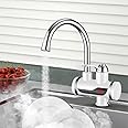 Elevea ( New With 15 Years Warranty )Wall Instant-Electric-Water-Heater-Faucet-Hot-Tap-With-Shower-Home-Kitchen-Bathroom-Led-Temperature-Electric-Heating-Tankless-Water-Heaters-Wet-Area-Rugs-Cleaner