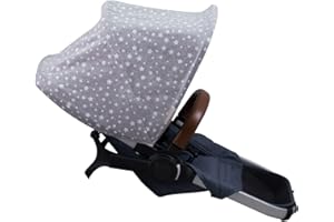 JYOKO KIDS Verdeck kompatibel mit Bugaboo Donkey (White Star)