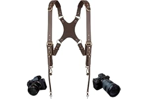 4J LEDR Correa cámara de Fotos,Camara Fotografica Profesional Correa para Camara Fotografica,Correa de Hombro de cámara,Correa de Cuero para cámara,Equipo de cámara múLtiple para Correa Dslr/Slr,Negro