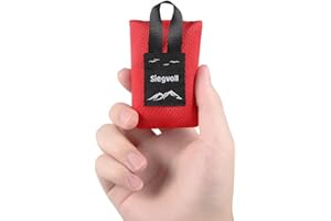 Siegvoll Mini Couverture Pique Nique à Poche Tapis de Plage Portable Ultra Légère Couverture de Plage Lavable en Machine pour Voyage Plage, Parc, Camping, Randonnée 70 x 110 cm (Noir)