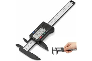 0–100 mm Imperial Metric Digital Caliper stor LCD display 0, 1 mm precisions digital mätsticka elektronisk 4 mätreglage linja