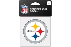 Wincraft NFL Buffalo Bills 63038011 Perfect Cut Color Decal, 4" x 4", Black