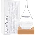 Storm Glass Weather Forecaster, Teardrop Shape Weather Forecast Bottle, Home Office Desktop Decoration Bottle Weather Station, Unique Fashion Creative Christmas Gifts