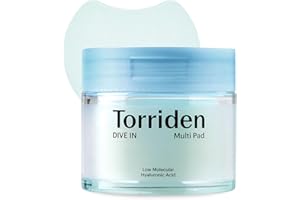 ‎TORRIDEN Torriden DIVE IN Multi Pads (Pack of 80) | Serum Soaked Face Pads for Cooling, Soothing and Moisturising Care | With Hyaluronic Acid, Panthenol and Allantoin