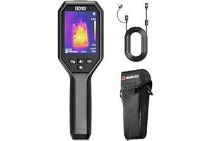 Wärmebildkamera HIKMICRO B01S SuperIR 256x192 IR-Auflösung, WiFi, 25Hz, 3,2" LCD Display mit einer Auflösung von 640x480 Bildpunkten Infrarotkamera, NETD<40mk, -20°C~550°C Thermokamera mit PC-Analyse