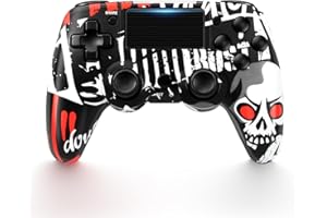 TPFOON Mando Compatible para PS4, Joystick Inalámbrico Compatible para PS4/ Slim/Pro, Wireless Gamepad