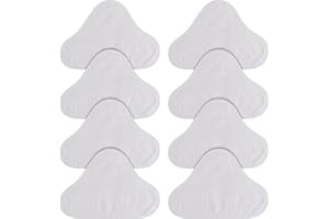 FiTspi 8 panni di ricambio in microfibra per scopa a vapore H2O Mop X5, panni lavabili per pulizia pavimenti H20 x5