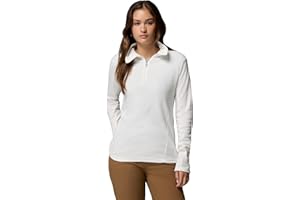 Columbia Glacial IV, Maglione in pile con cerniera a mezza lunghezza, Donna, Rosso (Beet Red/Daredevil), Taglia XL