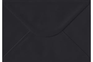 COLOUR CRAFT ENVELOPES Premier Envelopes Premium Black C5-162 mm x 229 mm 100gsm Gummed Envelope (Pack of 50)