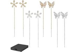 DMNQ Lymphvity MagneTherapy Germanium Lot de 4 paires de boucles d'oreilles brillantes en germanium Boucles d'oreilles Magnétothérapie lymphatique Facilite la fatigue Réduit le poids Boîte cadeau, Acier