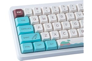 Sunzit PBT Keycaps 147 Keys XDA Profile Dye Sublimation Animal Frost Keycaps con Barra espaciadora 7U para interruptores Cherry MX Mac Windows PC Teclados mecánicos