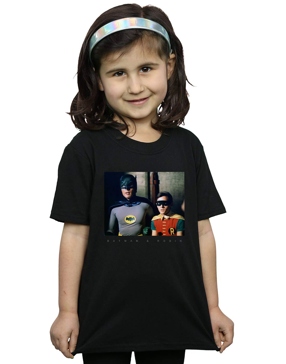 DC-Comics-Mdchen-Batman-TV-Series-1966-Dynamic-Duo-Photograph-T-Shirt