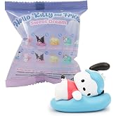 Hello Kitty, 1 koleksiyon fig&uuml;r&uuml;, Sweet Dream serisi, 4 cm, rastgele model, 3 yaşından b&uuml;y&uuml;k &ccedil;ocuklar i&ccedil;in, HKT35, beyaz kırm