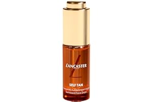 Lancaster Self Tan Sun-Kissed Face Drops 15ml, Natural-Looking Tan, Flawless and Radiant Finish, Easy to Spread Drops, Water and Sweat Resistant, Vegan Formula