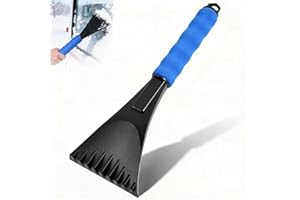 CHONGQILAO Grattoir pare Brise Voiture, Raclette Voiture Givre avec Poignée Antidérapante, Grattoir à Glace pour Pare-Brise de Voiture Gratte Glace, Gratte pare Brise Voiture pour Pare-Brise et Fenêtre