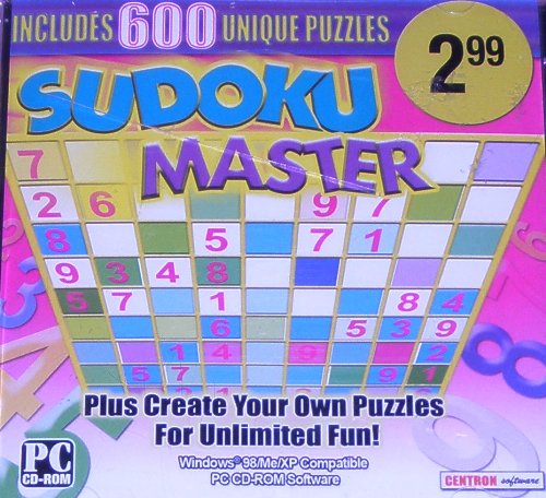 Preisvergleich Produktbild SUDOKU MASTER 600 Unique Puzzles